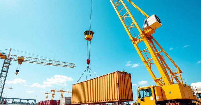 Içamento de Carga com Guindaste: Segurança e Eficiência