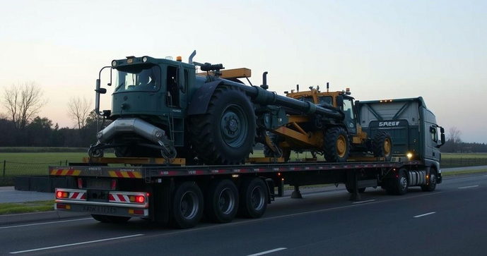 Como garantir um transporte seguro de máquinas pesadas