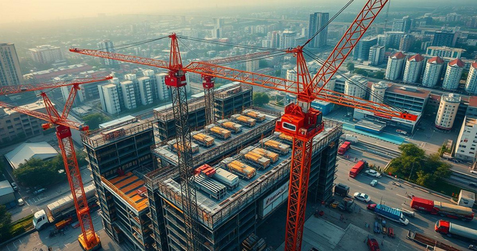 Serviços de içamento essenciais para sua obra