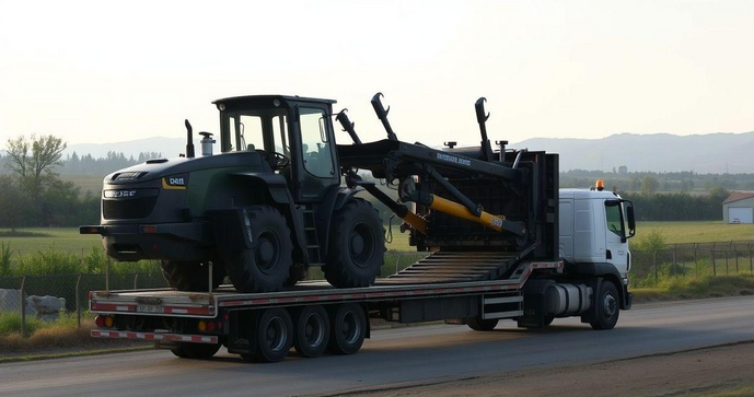 Transporte de Equipamento Pesado: Melhores Práticas e Dicas Essenciais