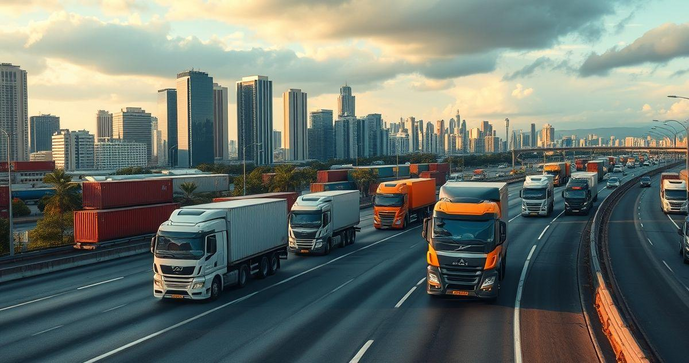 Transporte Rodoviário de Container: Vantagens e Desafios na Logística Moderna