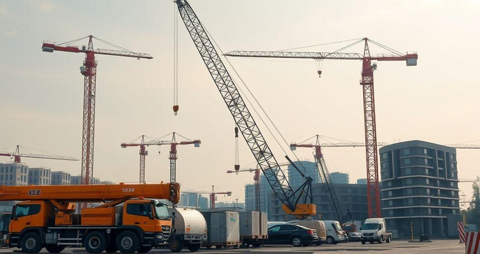 Locação de Guindastes: Soluções Eficientes para Projetos de Construção